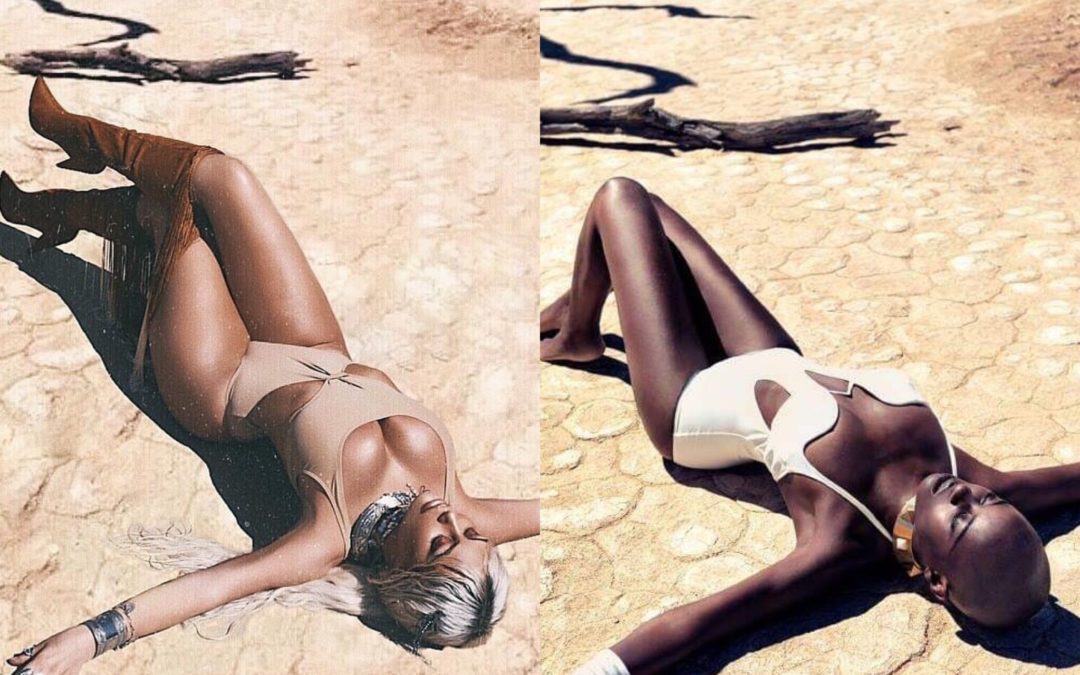 Aubrey O’day Photoshops herself into a photo of a Black Woman replacing her completely